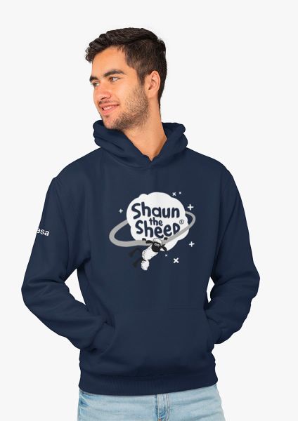 Shaun the Sheep in Orbit Hoodie for Adults
