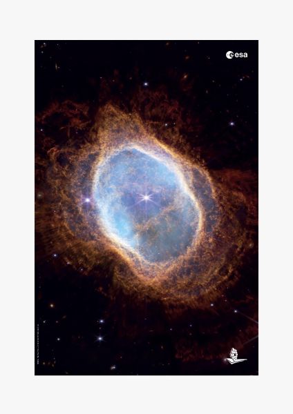 Southern Ring Nebula Poster 60 x 40 cm